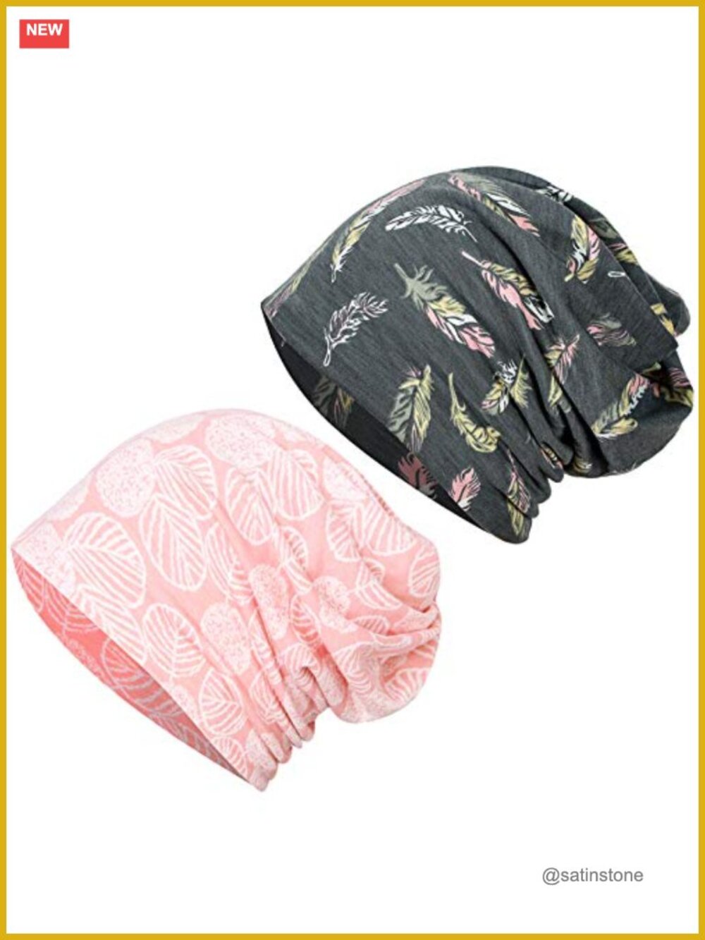 Womens Slouchy Beanie Soft Chemo Headwear Breathable Cancer Cap